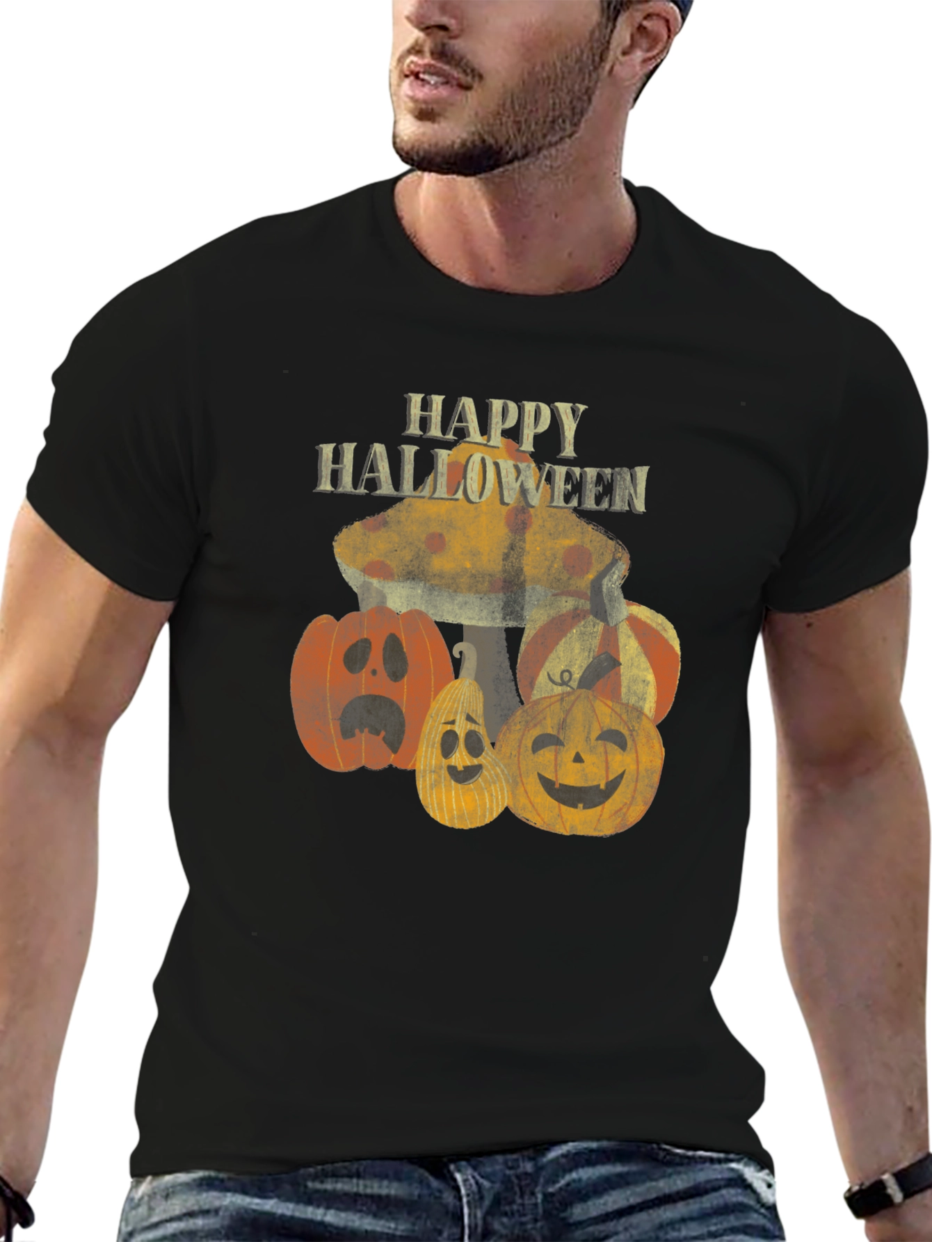 Happy Halloween Pumpkin Pie Graphic Tee