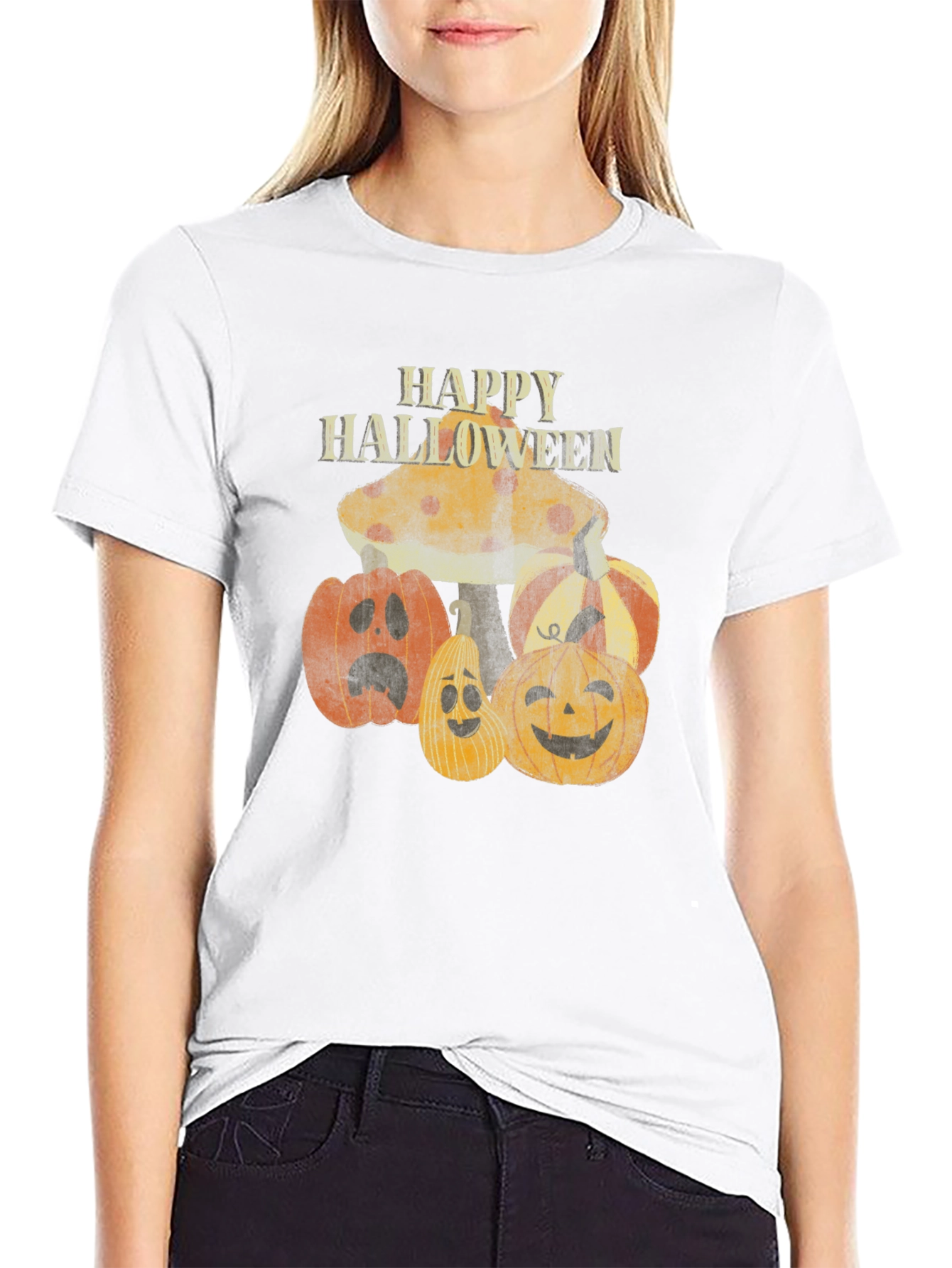 Happy Halloween Pumpkin Pie Graphic Tee
