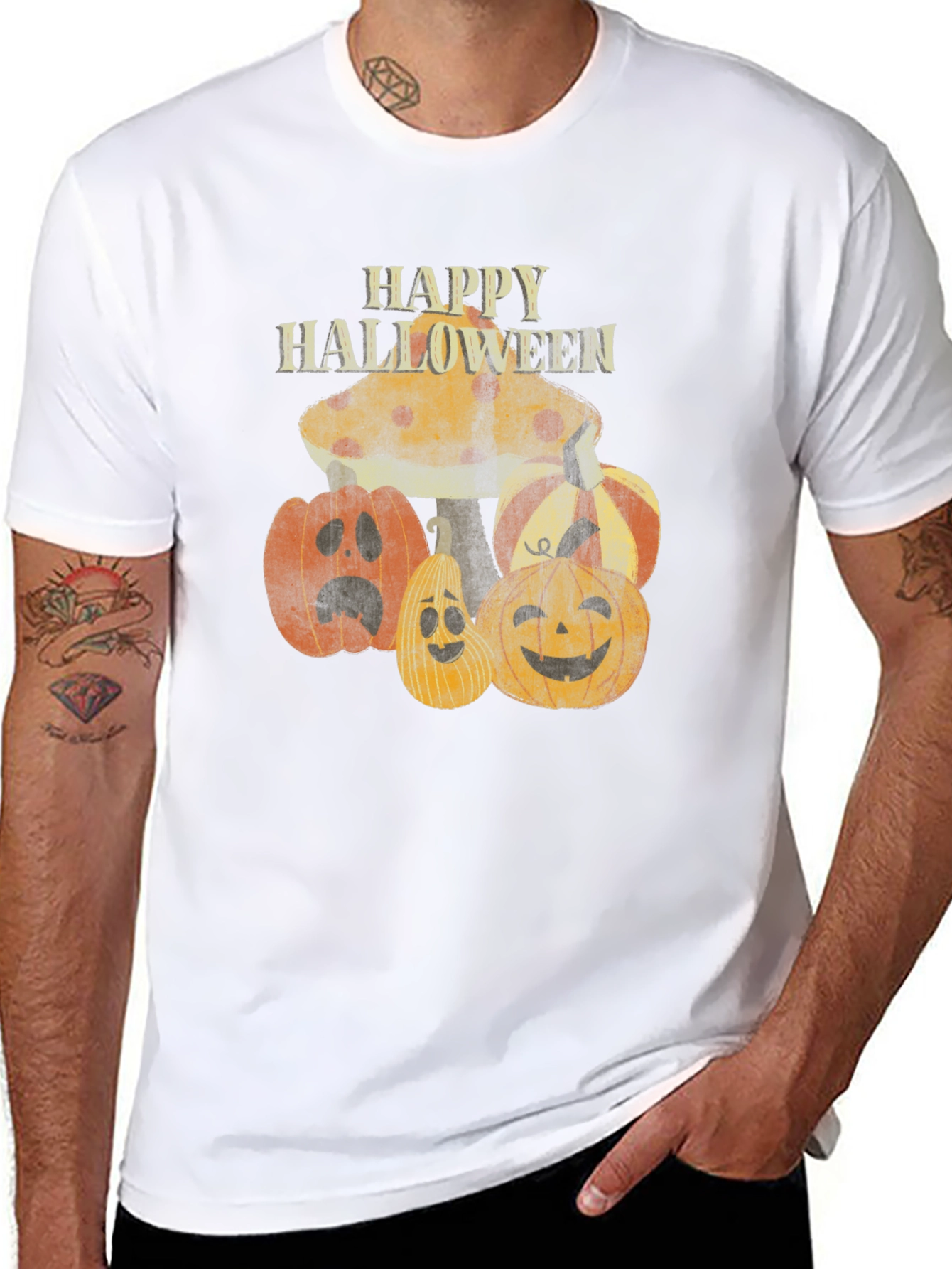 Happy Halloween Pumpkin Pie Graphic Tee
