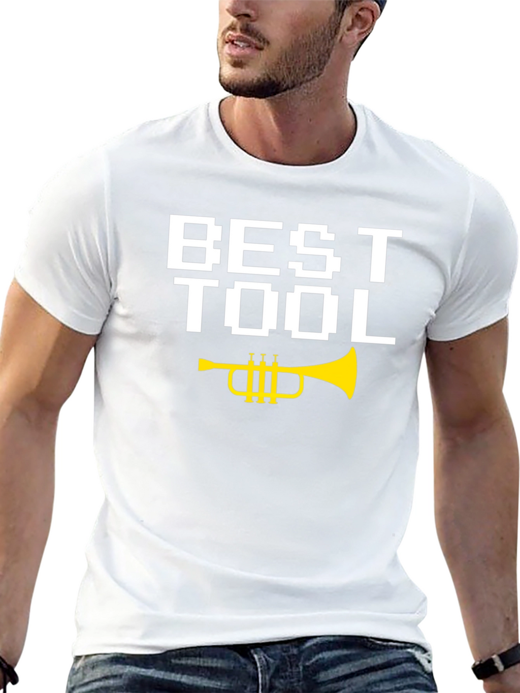 Best Tool Trumpet Graphic T-Shirt - Funny Musician Tee