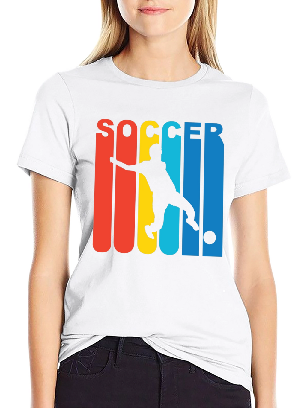 Soccer Player Graphic T-Shirt