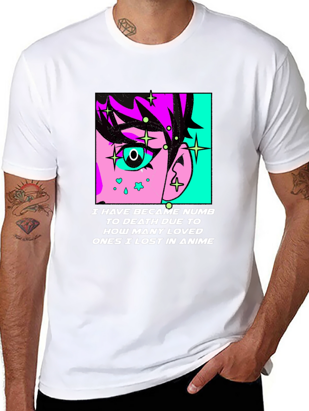 Anime Lover T-Shirt - Numb to Death Design