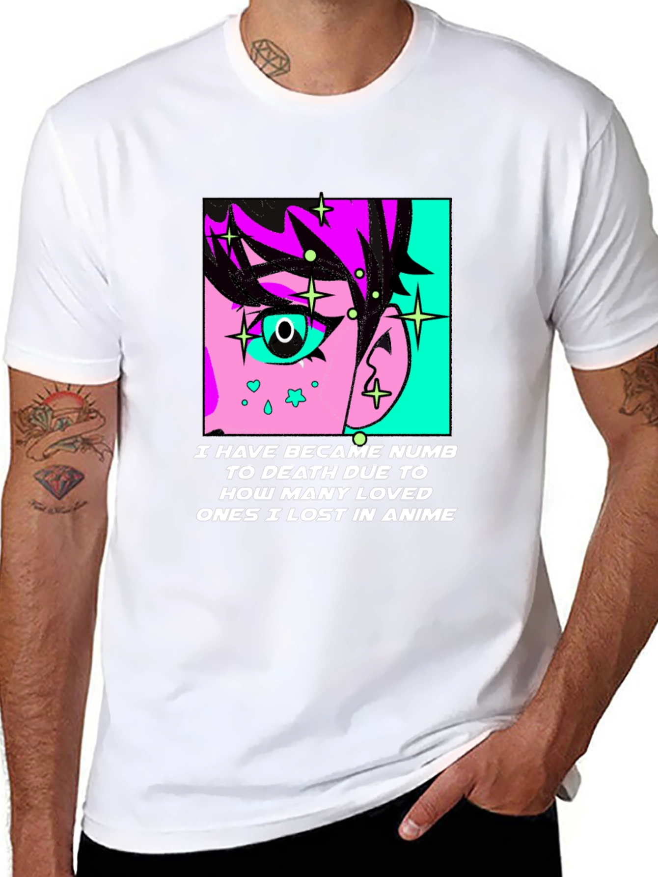 Anime Lover T-Shirt - Numb to Death Design