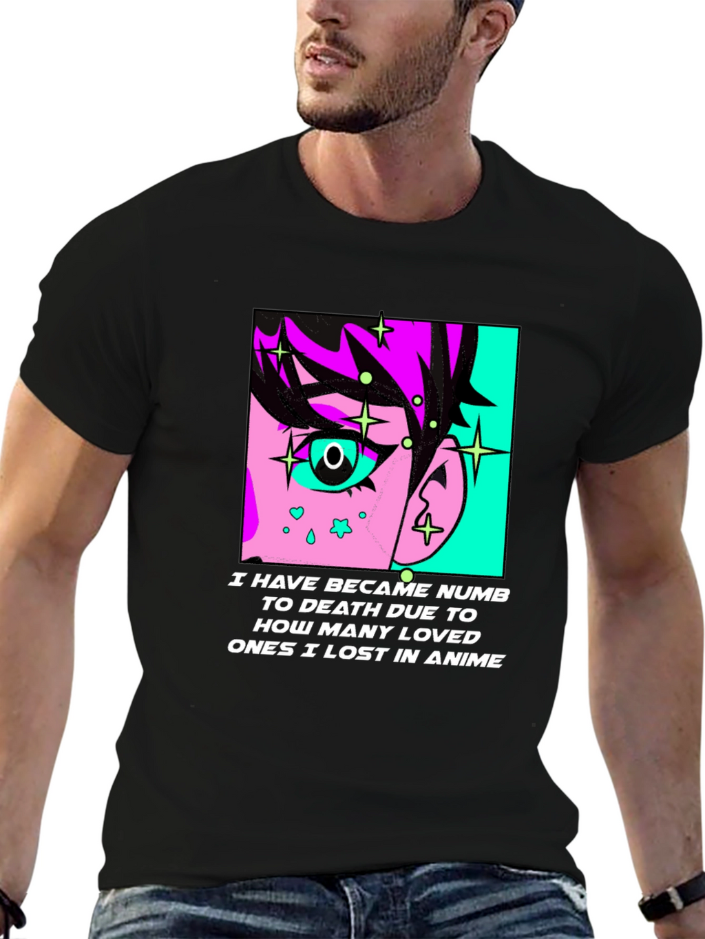 Anime Lover T-Shirt - Numb to Death Design