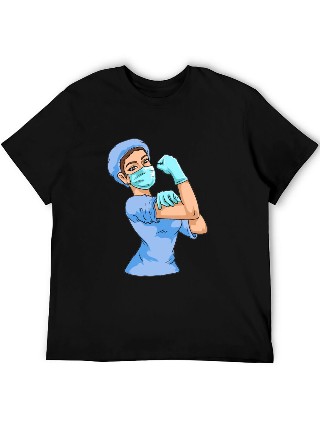 Nurse We Can Do It Black T-Shirt