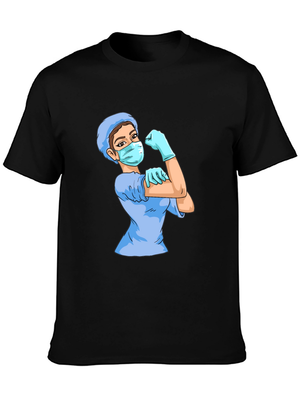 Nurse We Can Do It Black T-Shirt