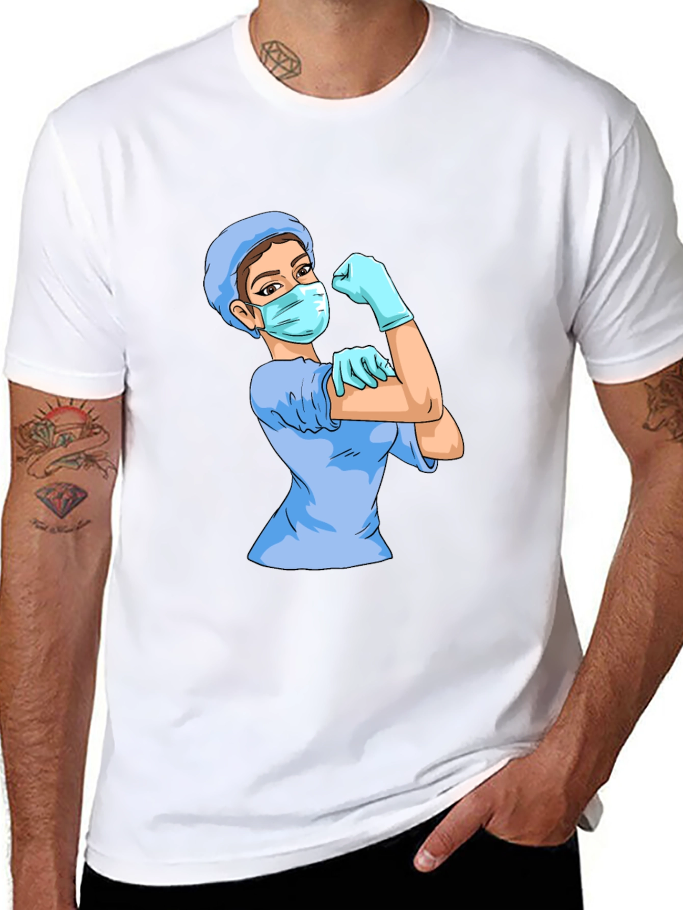 Nurse We Can Do It Black T-Shirt