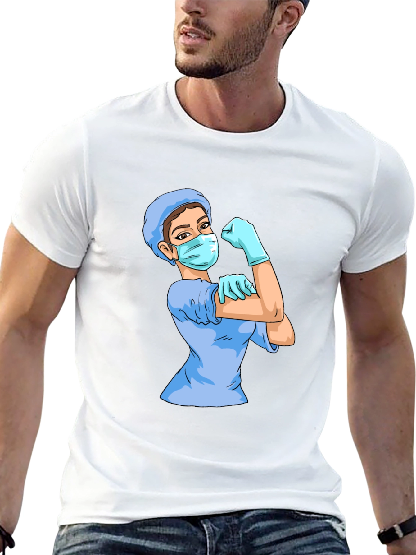 Nurse We Can Do It Black T-Shirt