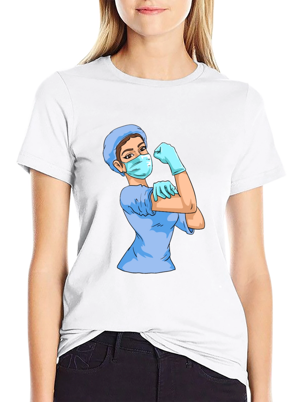Nurse We Can Do It Black T-Shirt