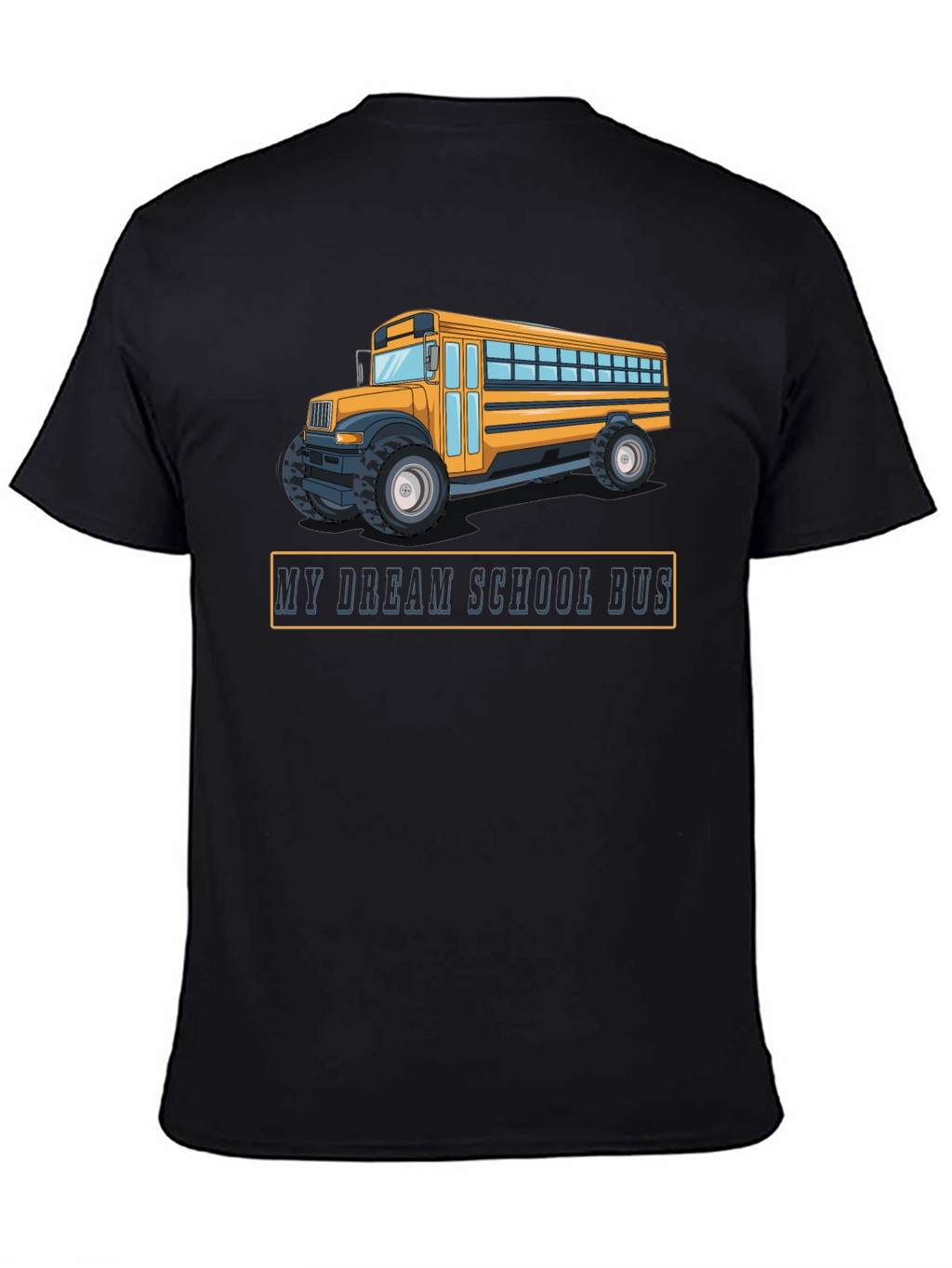 My Dream School Bus Black T-Shirt