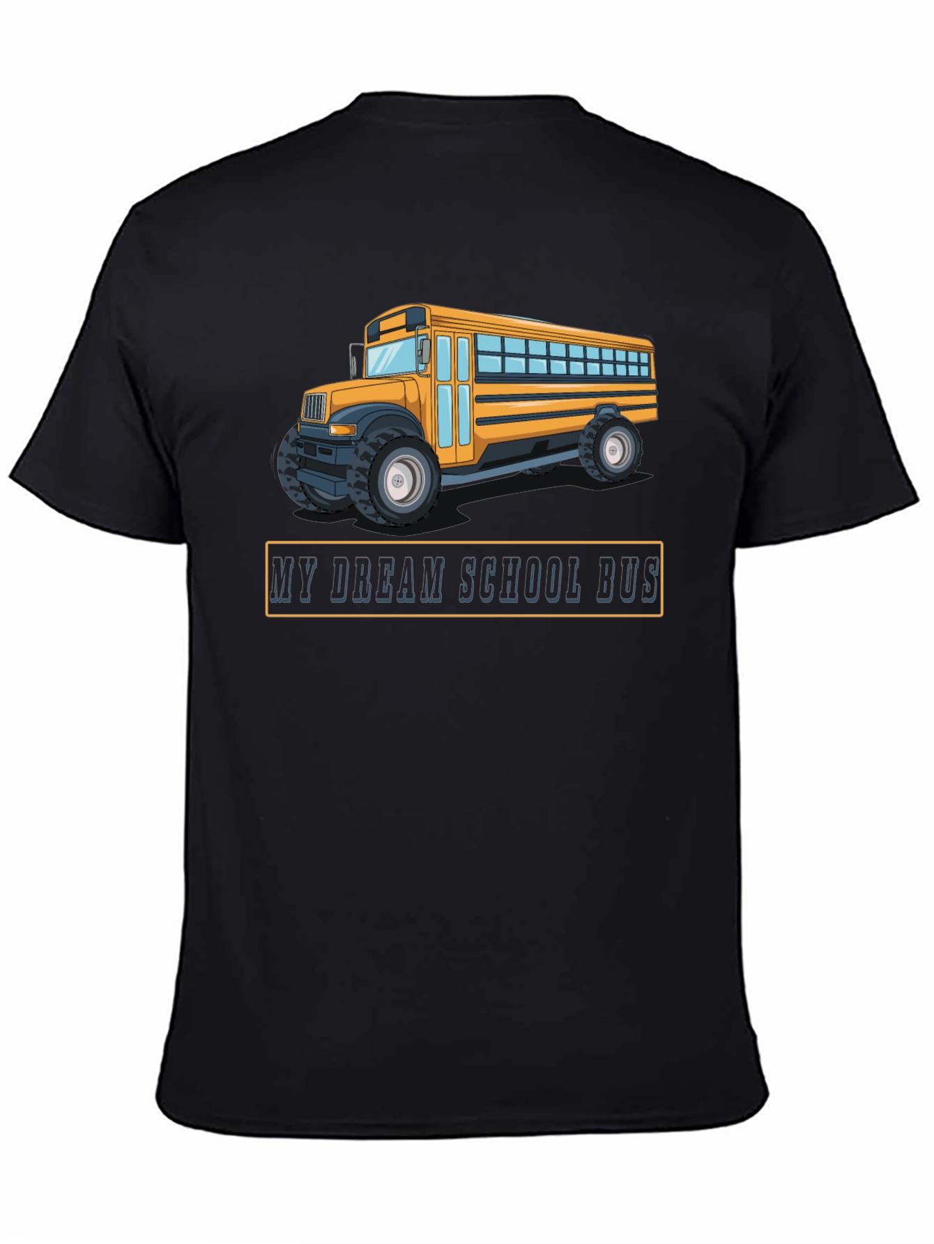 My Dream School Bus Black T-Shirt