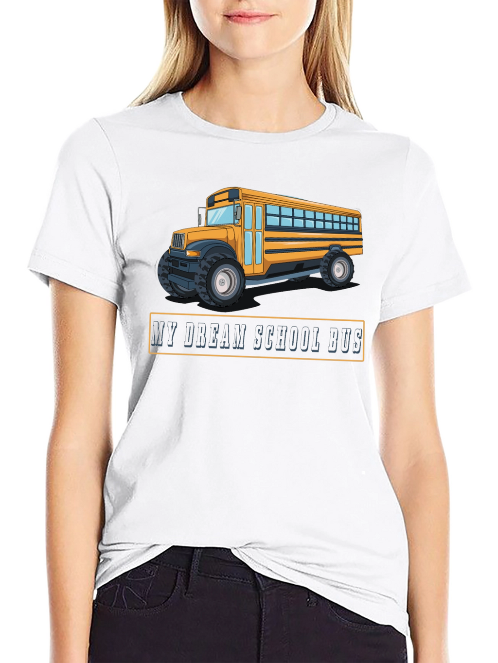 My Dream School Bus Black T-Shirt