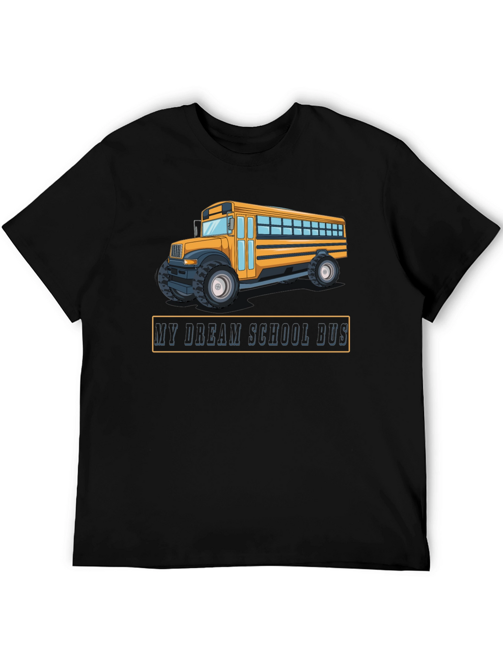 My Dream School Bus Black T-Shirt