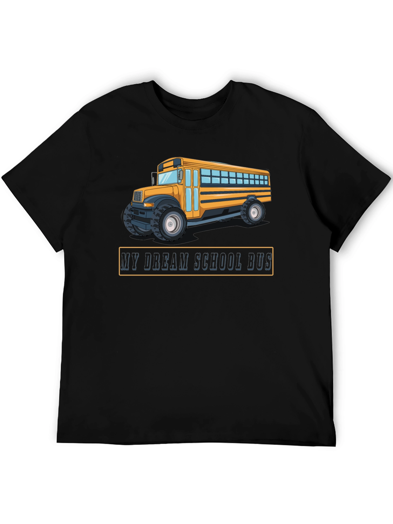 My Dream School Bus Black T-Shirt