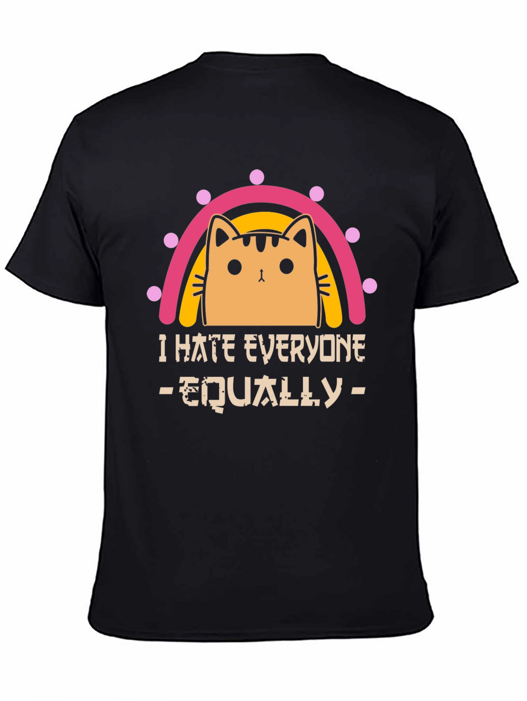 I Hate Everyone Equally Cat T-Shirt