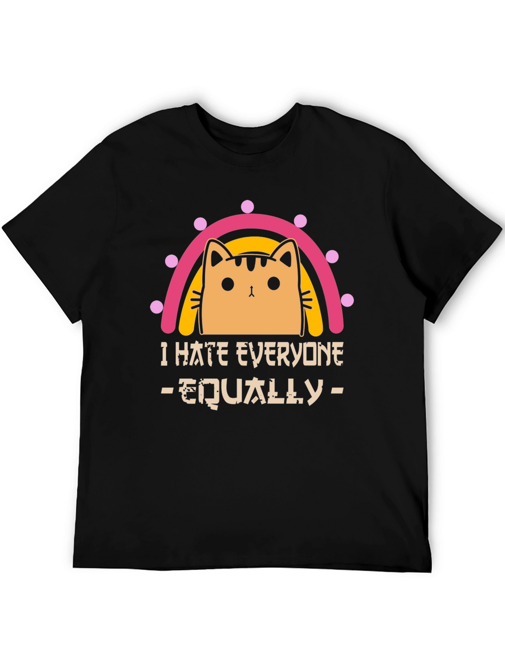 I Hate Everyone Equally Cat T-Shirt