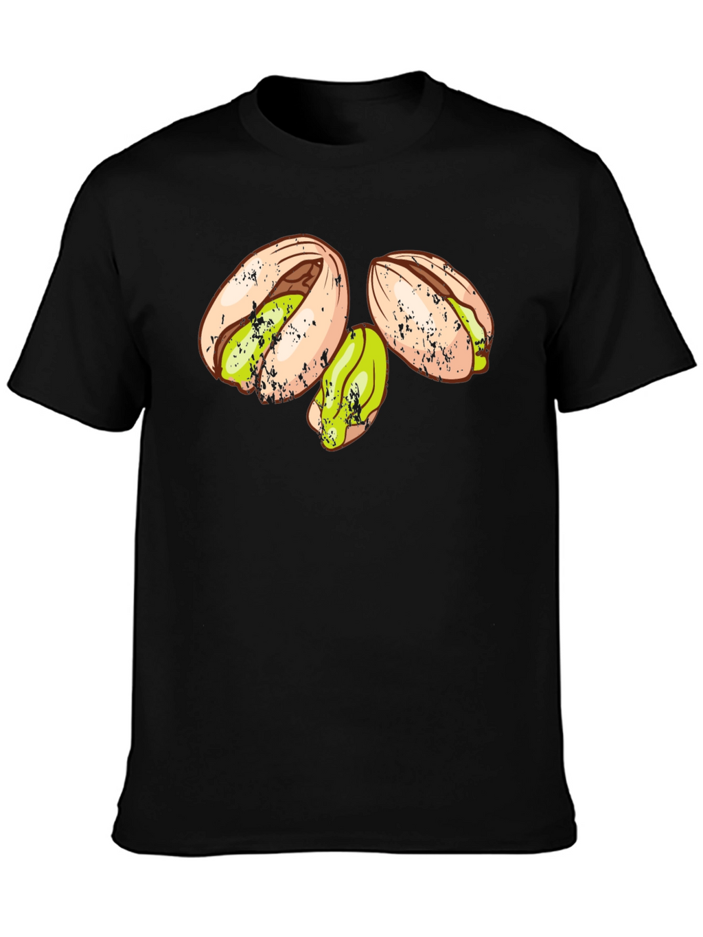 Pistachio Graphic Tee - Casual Cotton T-Shirt