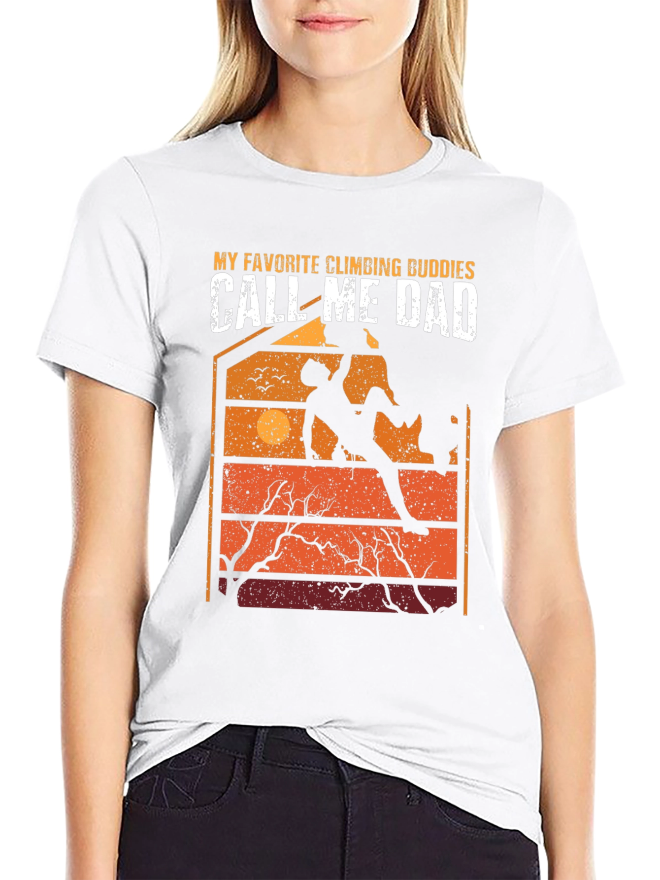 Climbing Dad T-Shirt: Favorite Climbing Buddies Graphic Tee