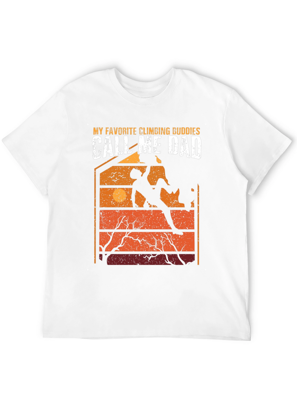 Climbing Dad T-Shirt: Favorite Climbing Buddies Graphic Tee