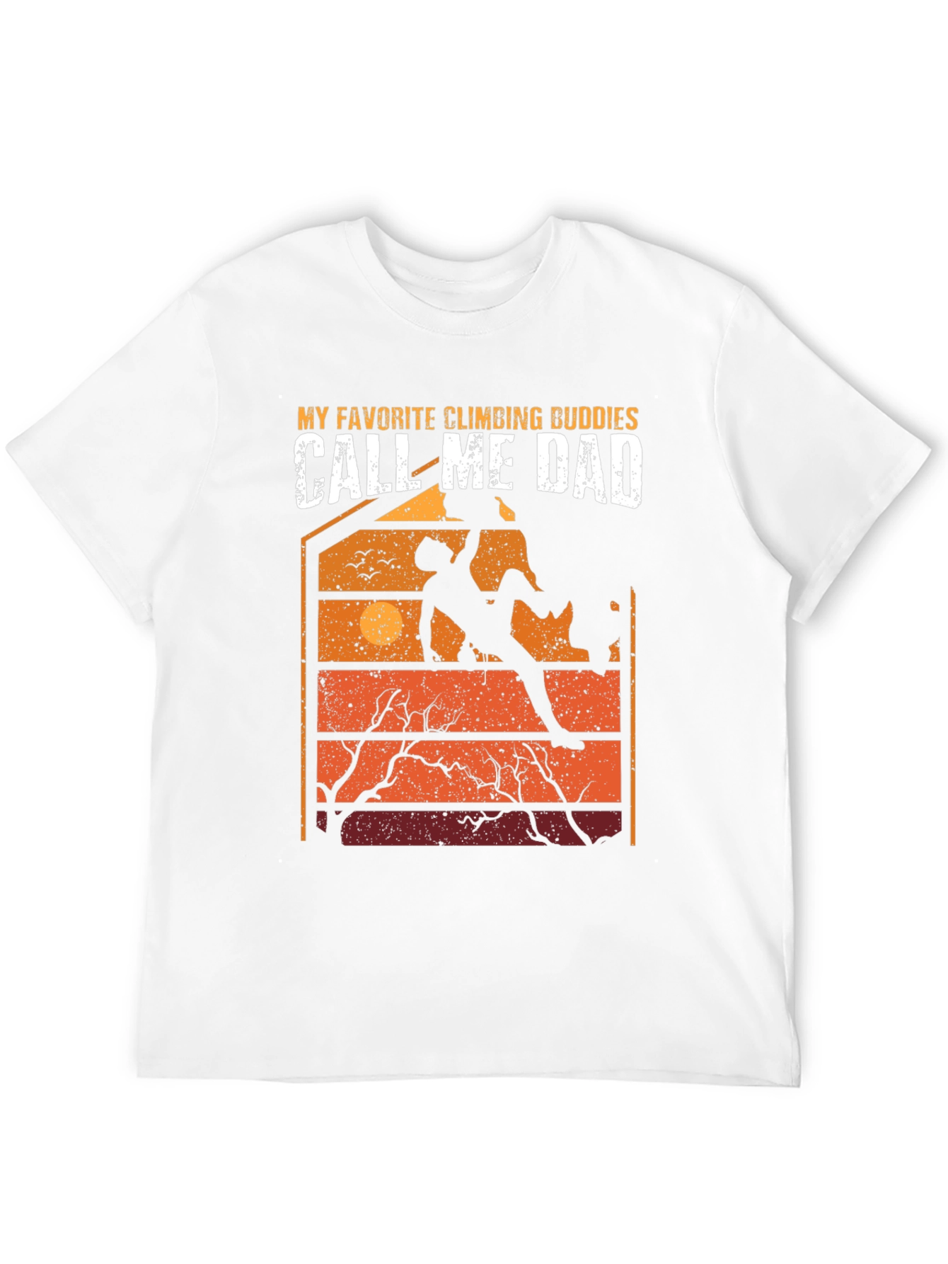 Climbing Dad T-Shirt: Favorite Climbing Buddies Graphic Tee