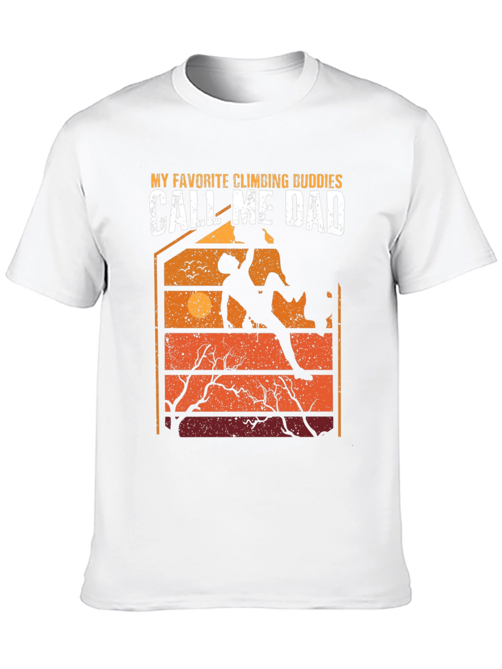 Climbing Dad T-Shirt: Favorite Climbing Buddies Graphic Tee