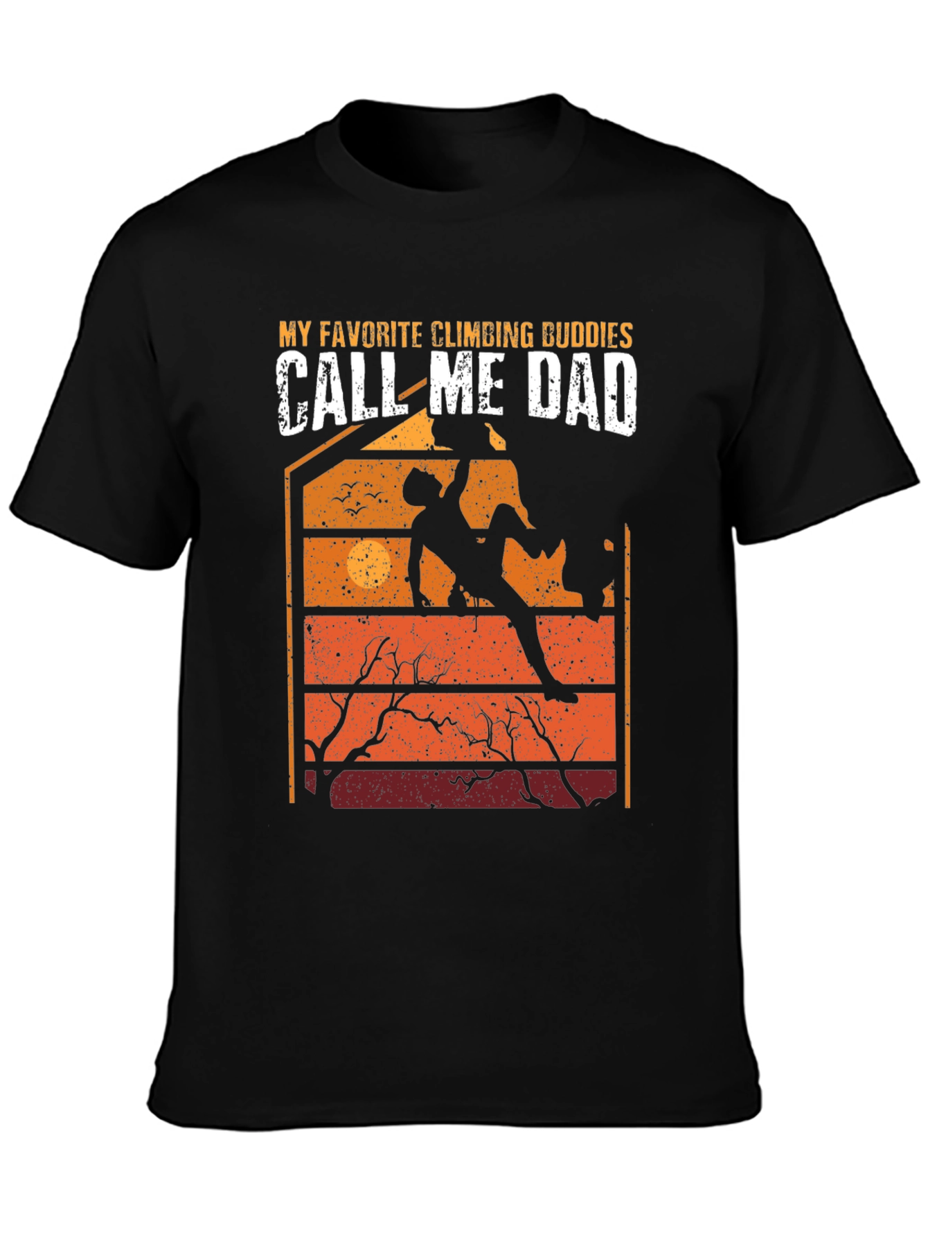 Climbing Dad T-Shirt: Favorite Climbing Buddies Graphic Tee