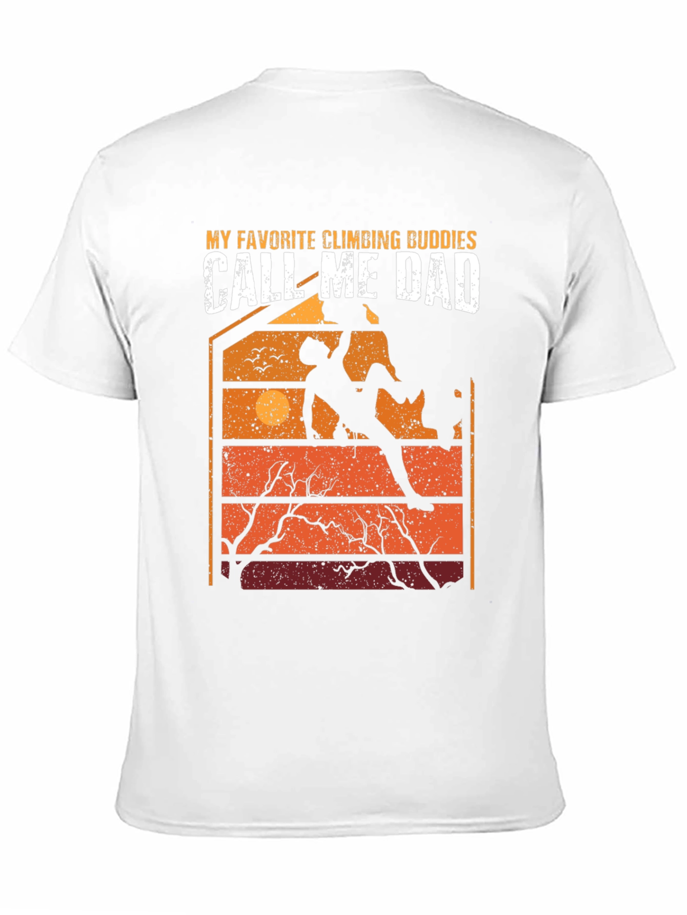 Climbing Dad T-Shirt: Favorite Climbing Buddies Graphic Tee
