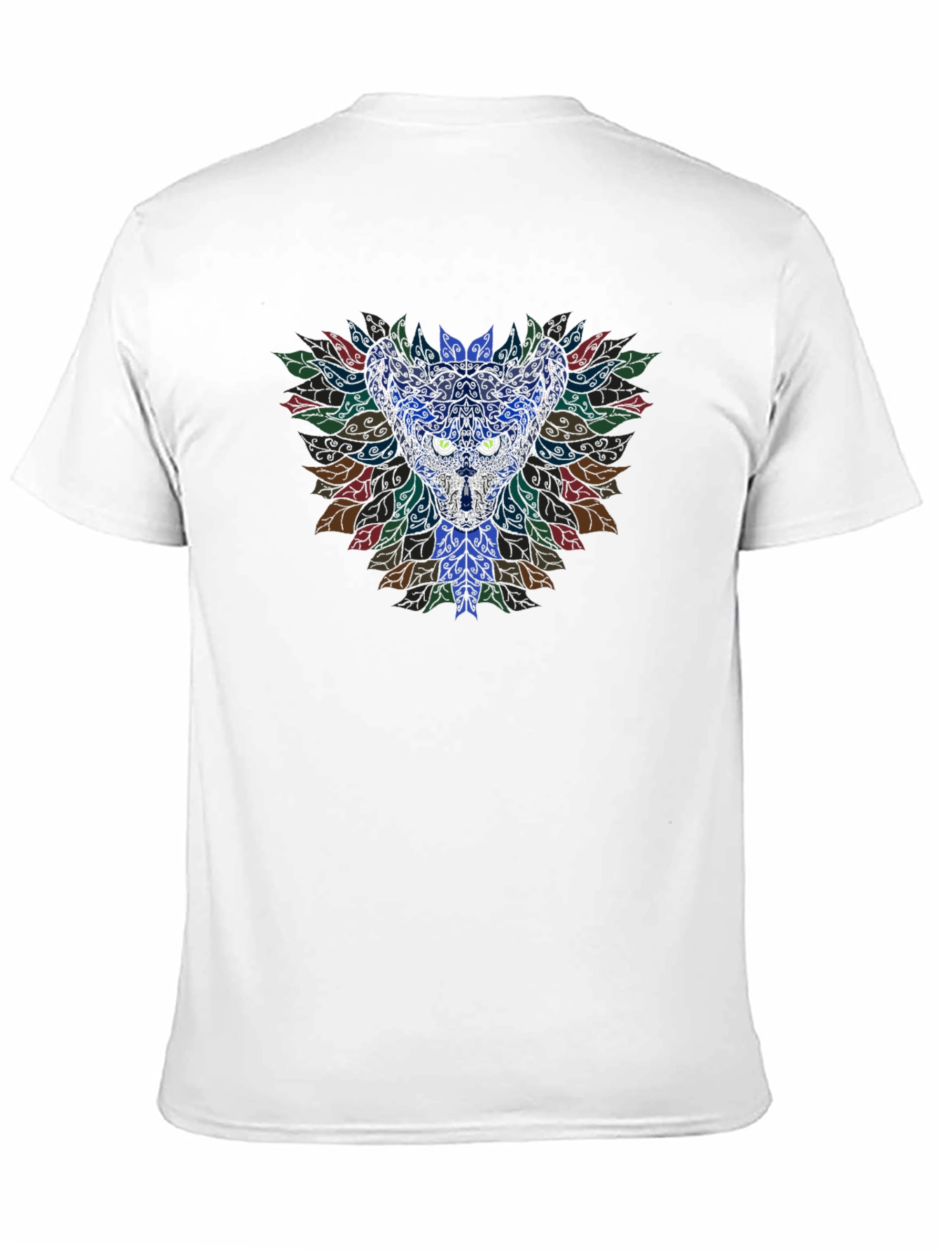 Mystic Cat Mandala Graphic Tee - Unisex