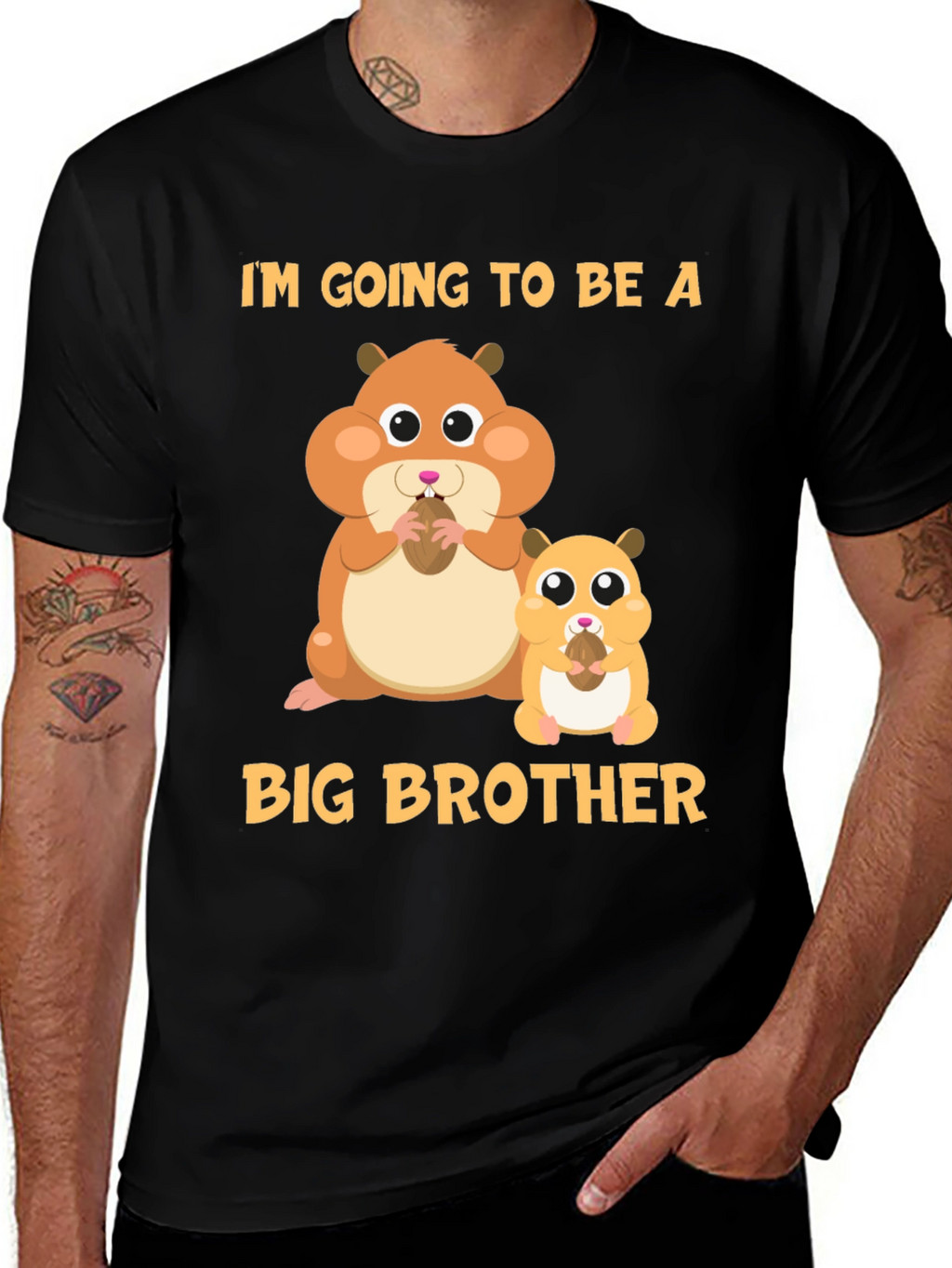 Im Going To Be a Big Brother T-Shirt Hamster