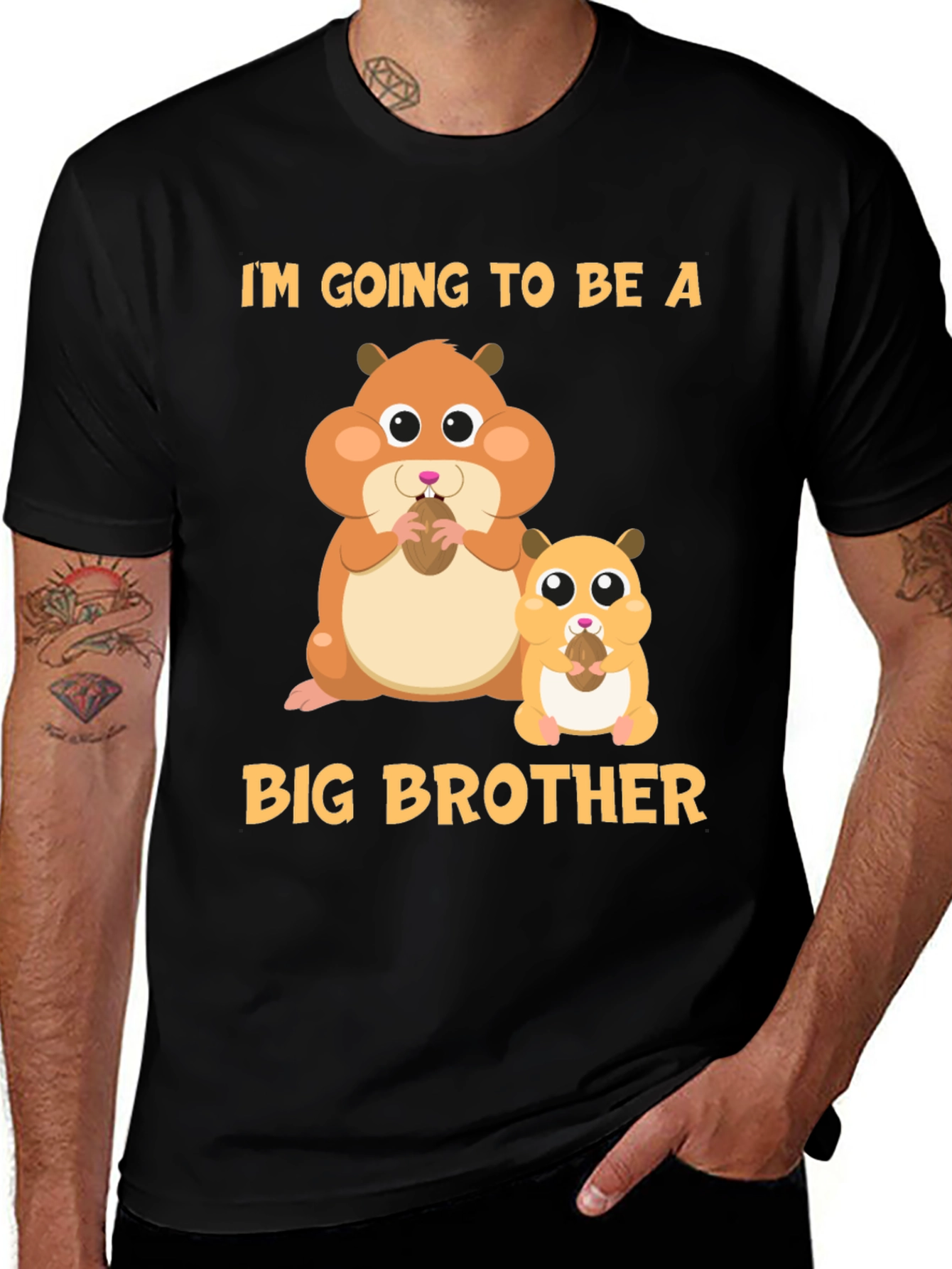 Im Going To Be a Big Brother T-Shirt Hamster