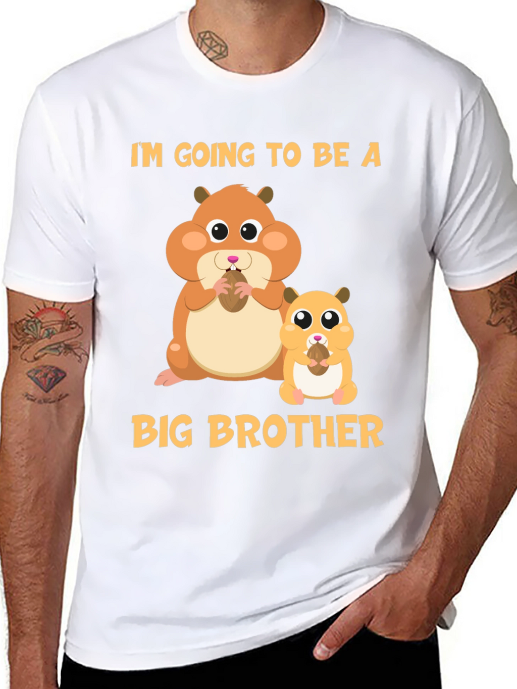 Im Going To Be a Big Brother T-Shirt Hamster
