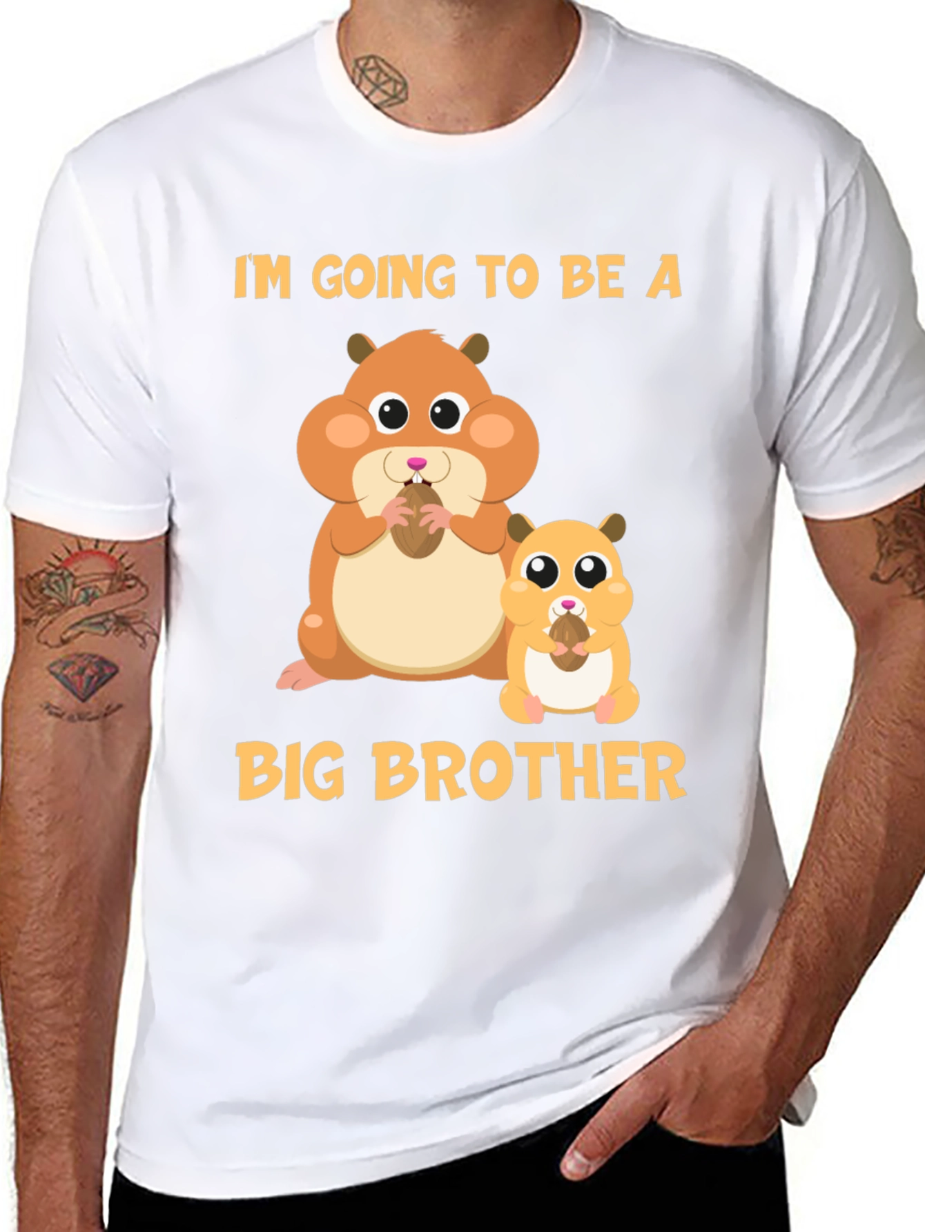 Im Going To Be a Big Brother T-Shirt Hamster