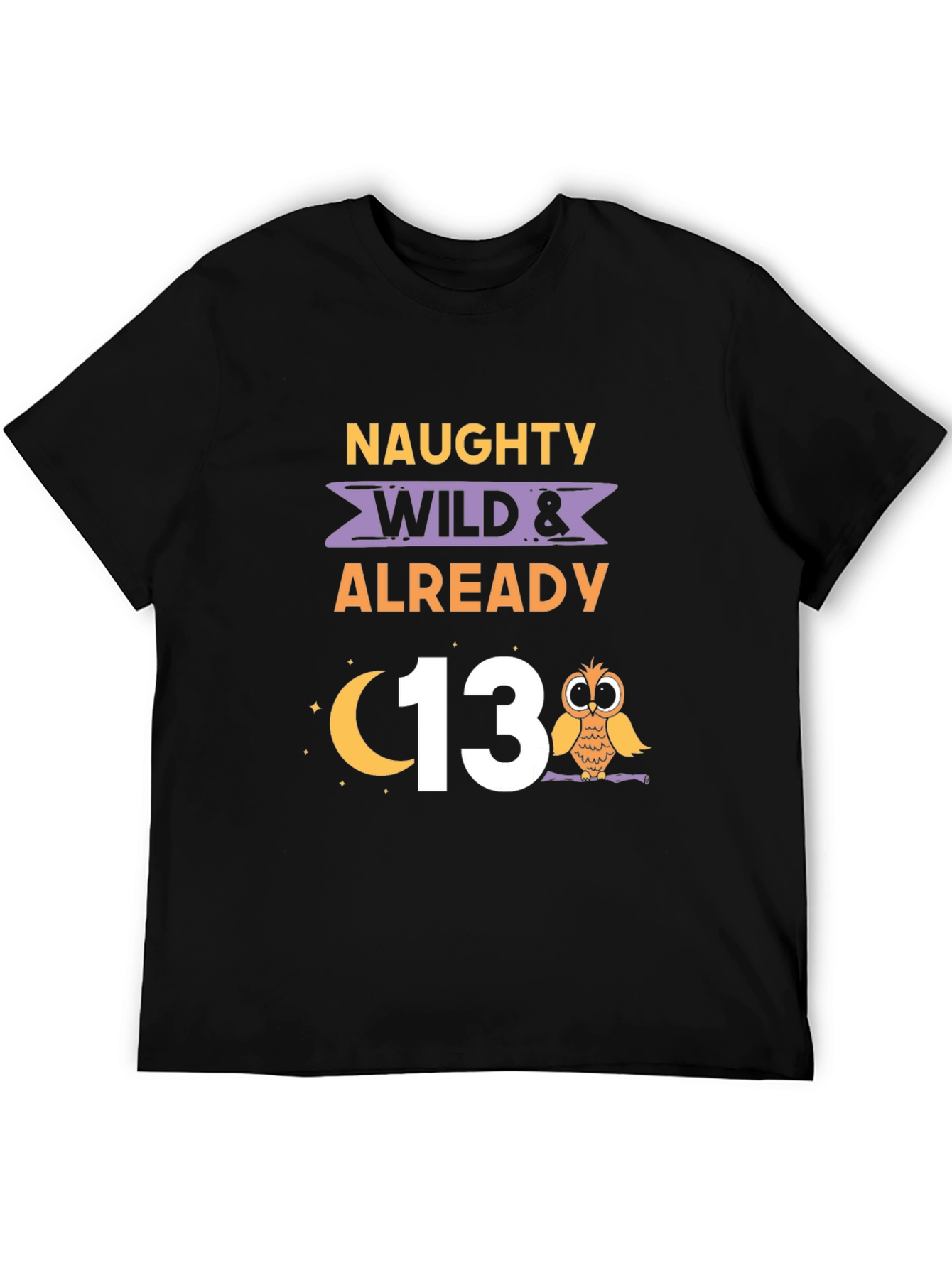 Naughty Wild & Already 13 Birthday T-Shirt