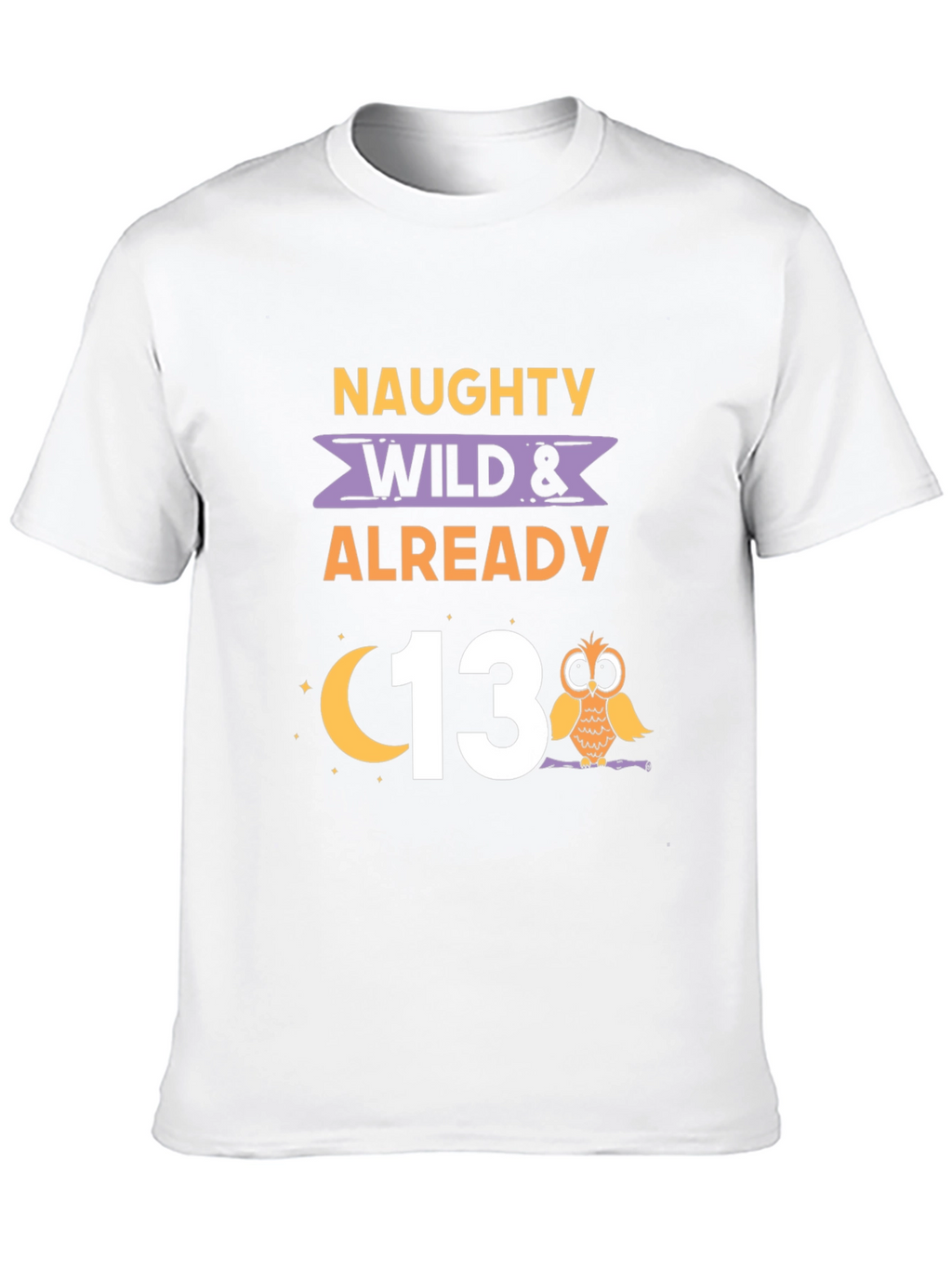 Naughty Wild & Already 13 Birthday T-Shirt
