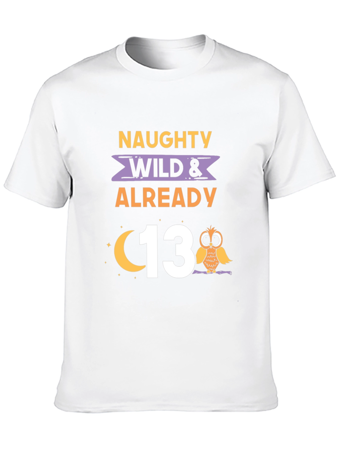 Naughty Wild & Already 13 Birthday T-Shirt