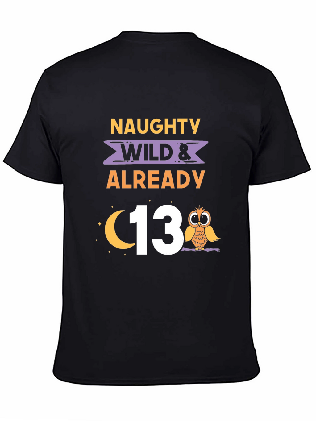 Naughty Wild & Already 13 Birthday T-Shirt