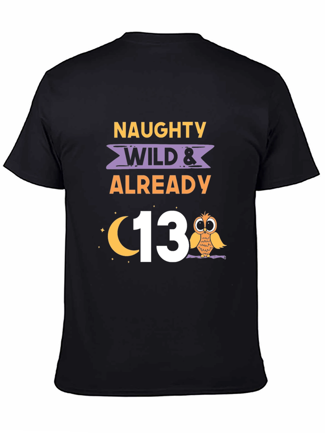Naughty Wild & Already 13 Birthday T-Shirt