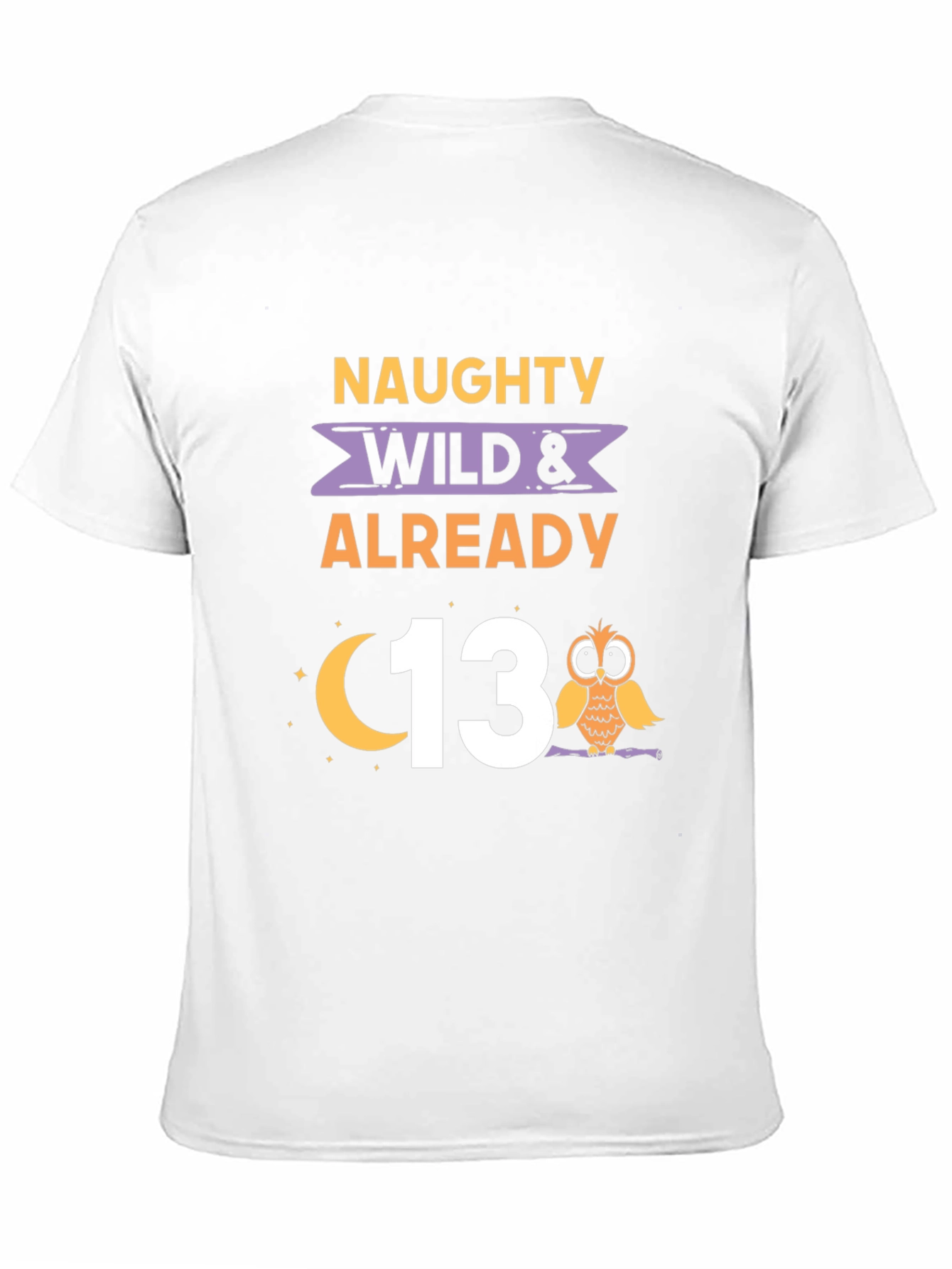 Naughty Wild & Already 13 Birthday T-Shirt