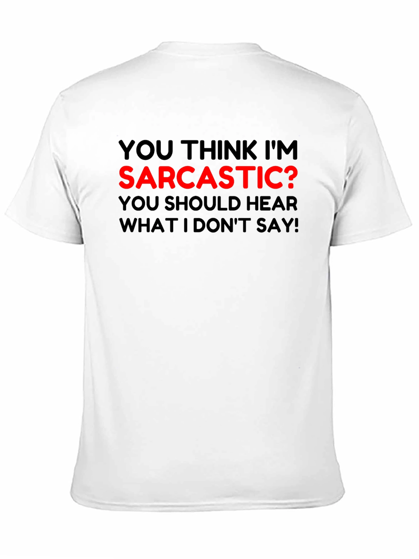 Sarcastic? Graphic Tee - Unisex Crew Neck T-Shirt