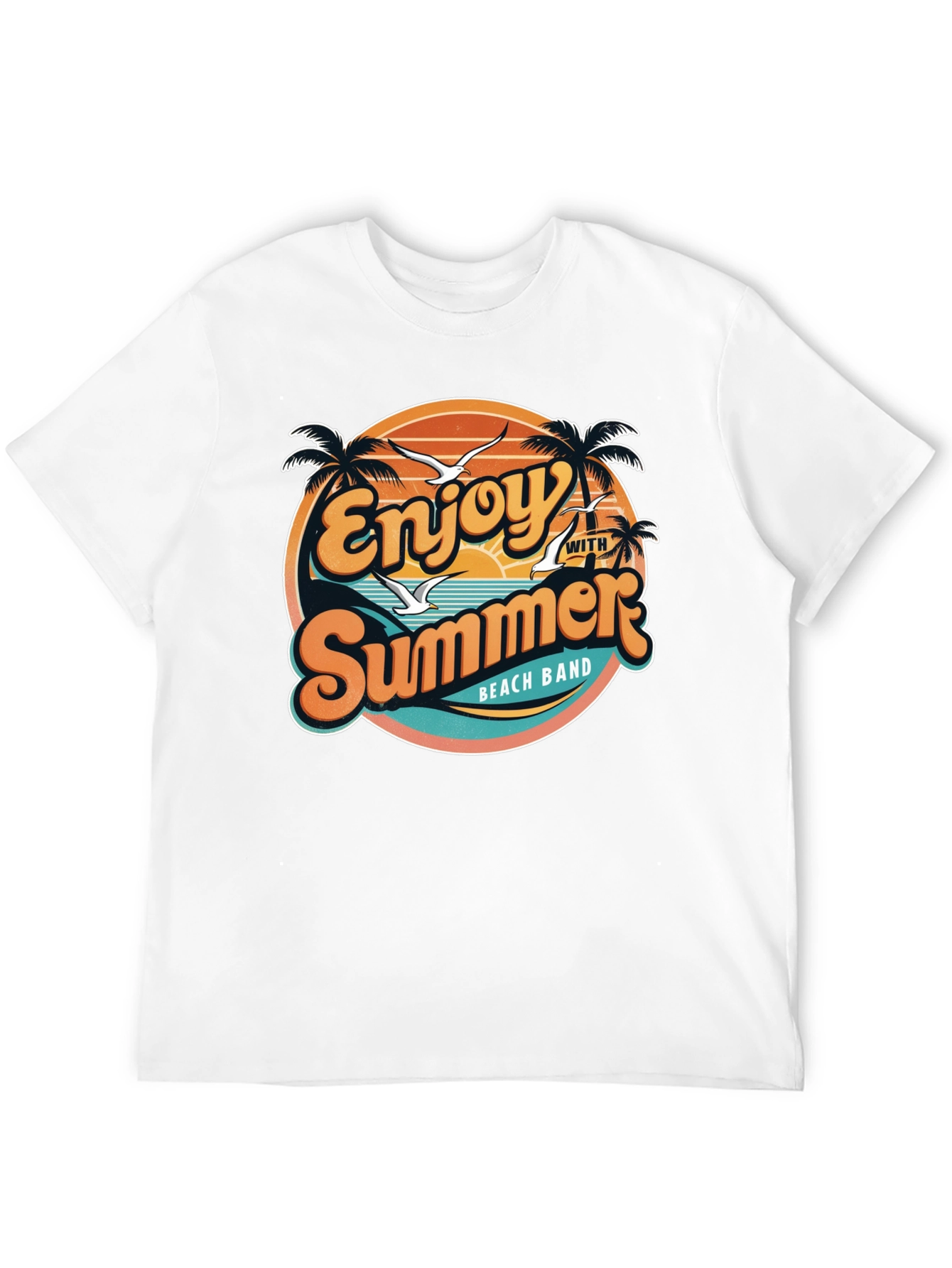 Enjoy Summer Beach Band T-Shirt
