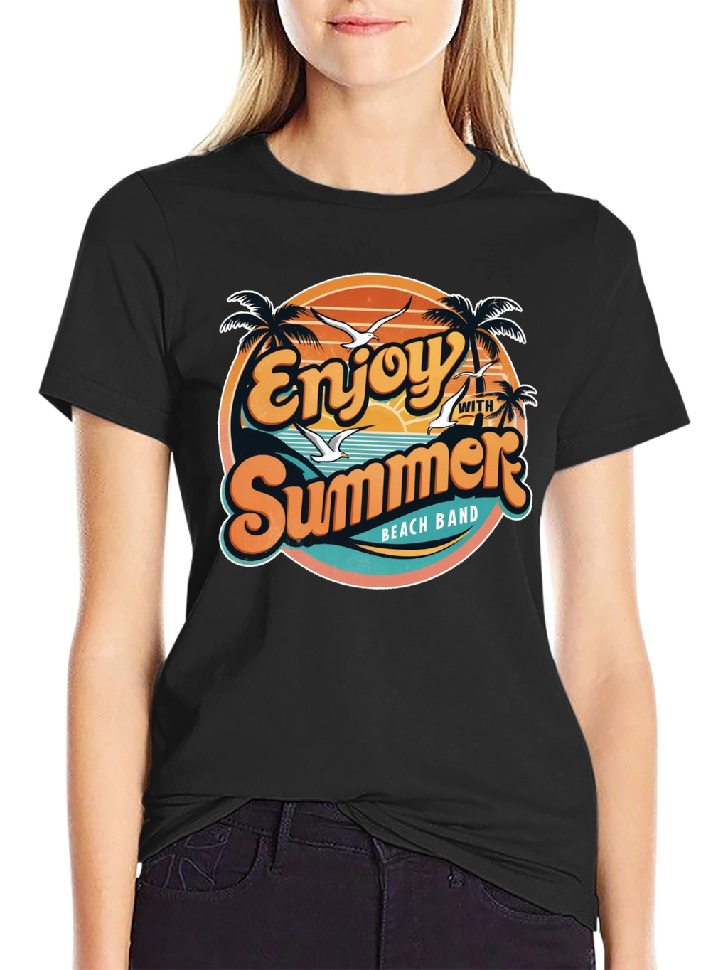 Enjoy Summer Beach Band T-Shirt