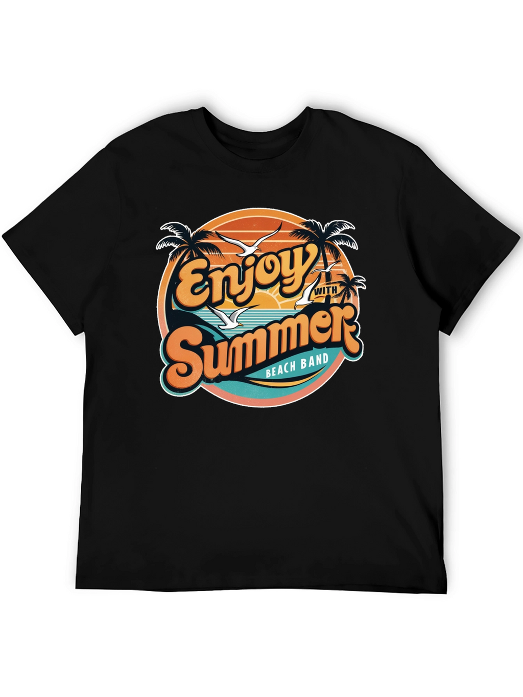 Enjoy Summer Beach Band T-Shirt