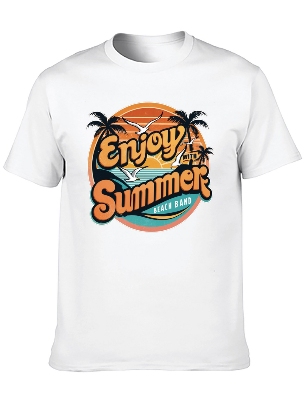 Enjoy Summer Beach Band T-Shirt