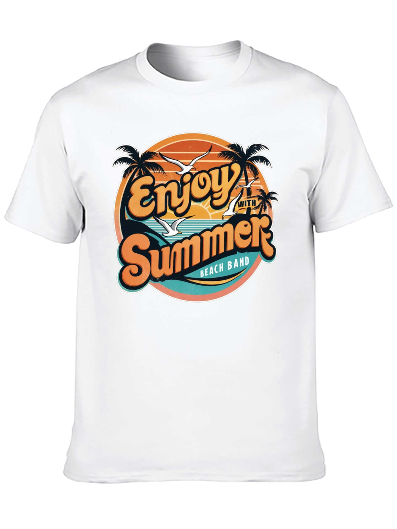 Enjoy Summer Beach Band T-Shirt