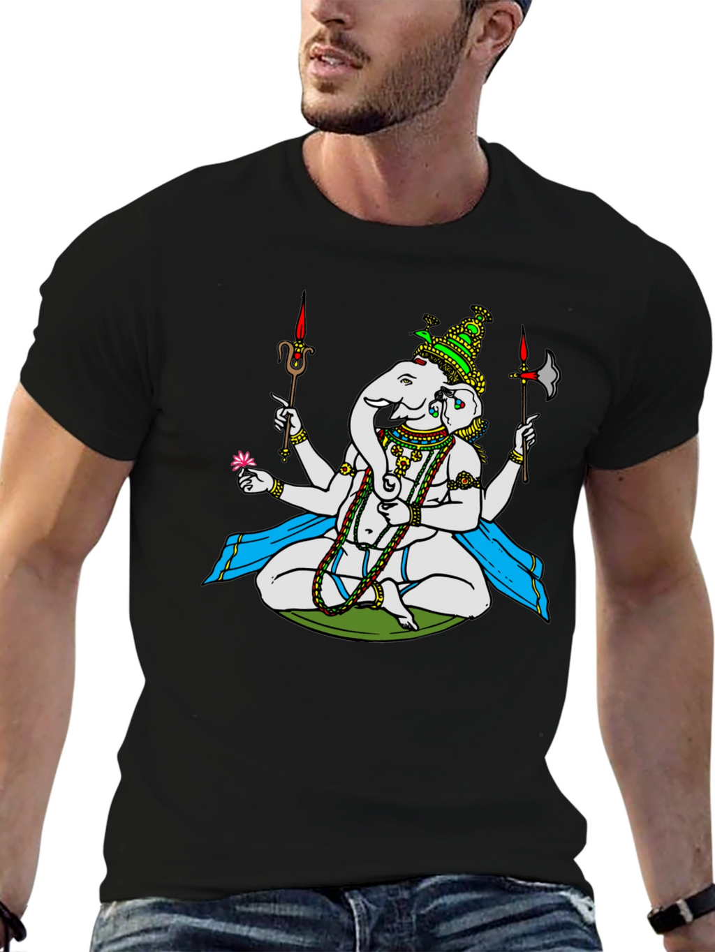 Ganesh Graphic Tee - Unique Design