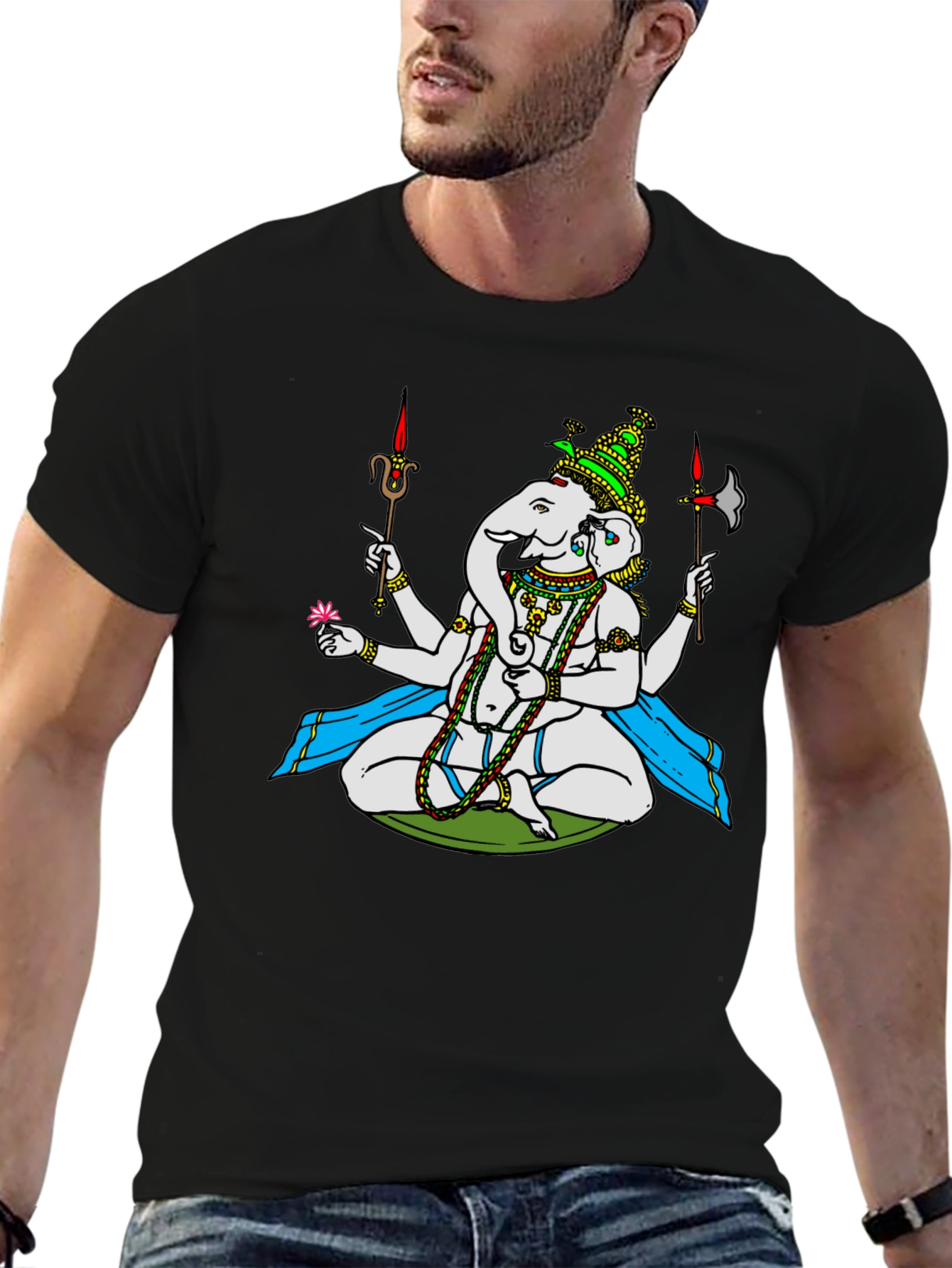 Ganesh Graphic Tee - Unique Design
