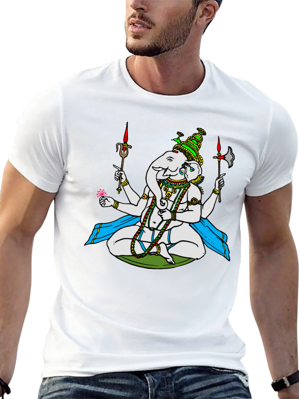 Ganesh Graphic Tee - Unique Design