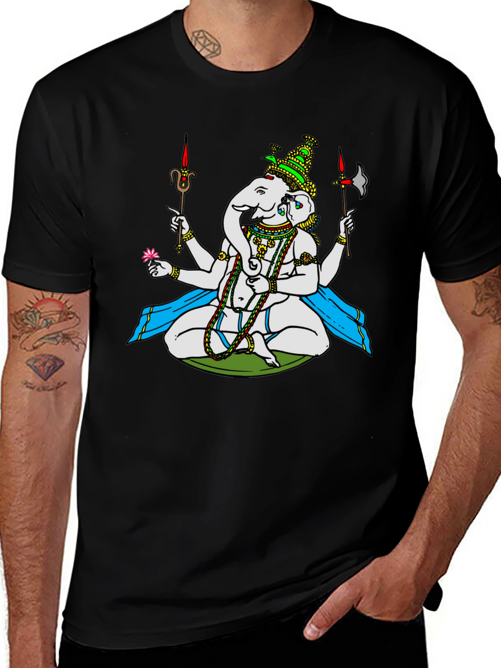 Ganesh Graphic Tee - Unique Design