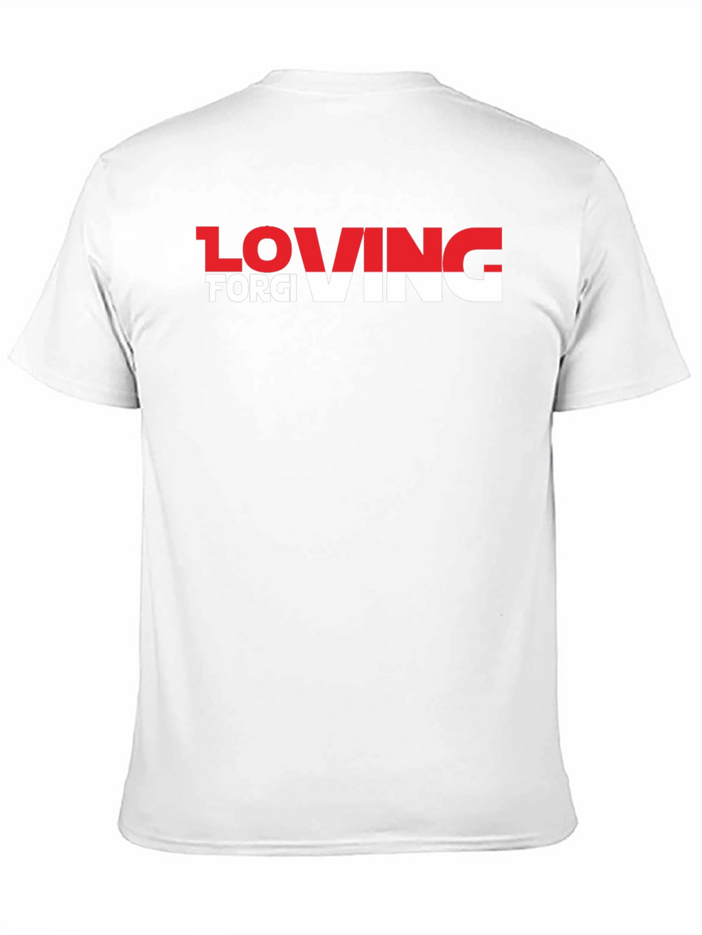 Loving Forgiving T-Shirt - Black Crew Neck