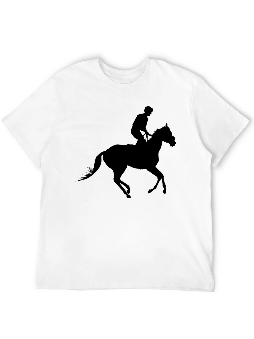 Black Horse & Rider Graphic Tee